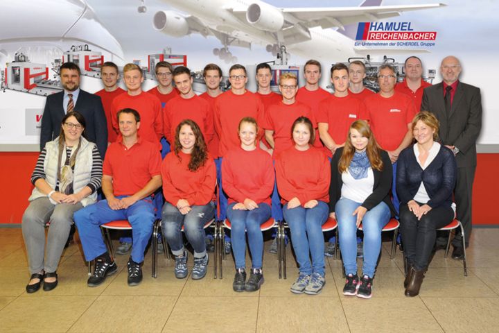 16 new apprentices in the Hamuel-Reichenbacher group of companies