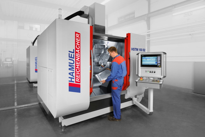 Application report on a HAMUEL HSTM 150 S2 milling machine